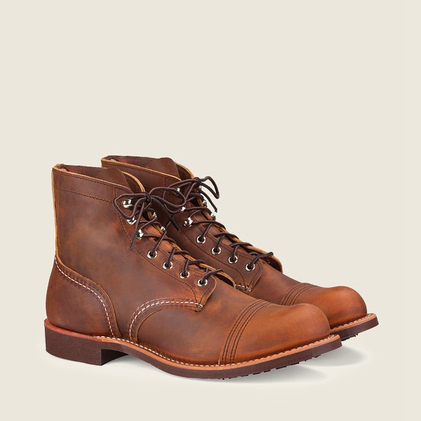 Botas Red Wing Heritage Hombre Marrom - Iron Ranger - 6-Inchr Rough & Tough Cuero - 592-MPWGIJ